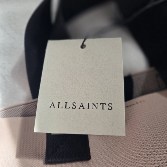 AllSaints Mini Izzy Recycled Tote Bag Rose Dust Pink NWT - Picture 7 of 8